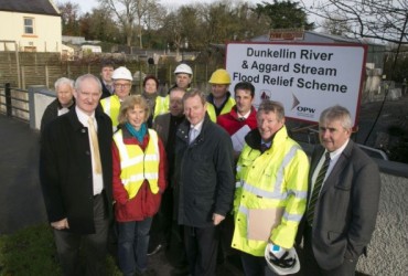 An Taoiseach visits Galway Flood Relief Scheme